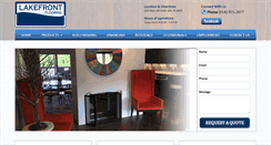 Desktop Screenshot of lakefrontflooring.com